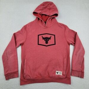 Under‎ Armour Project Rock Hoodie Youth XL ColdGear Blood Sweat Respect Pullover
